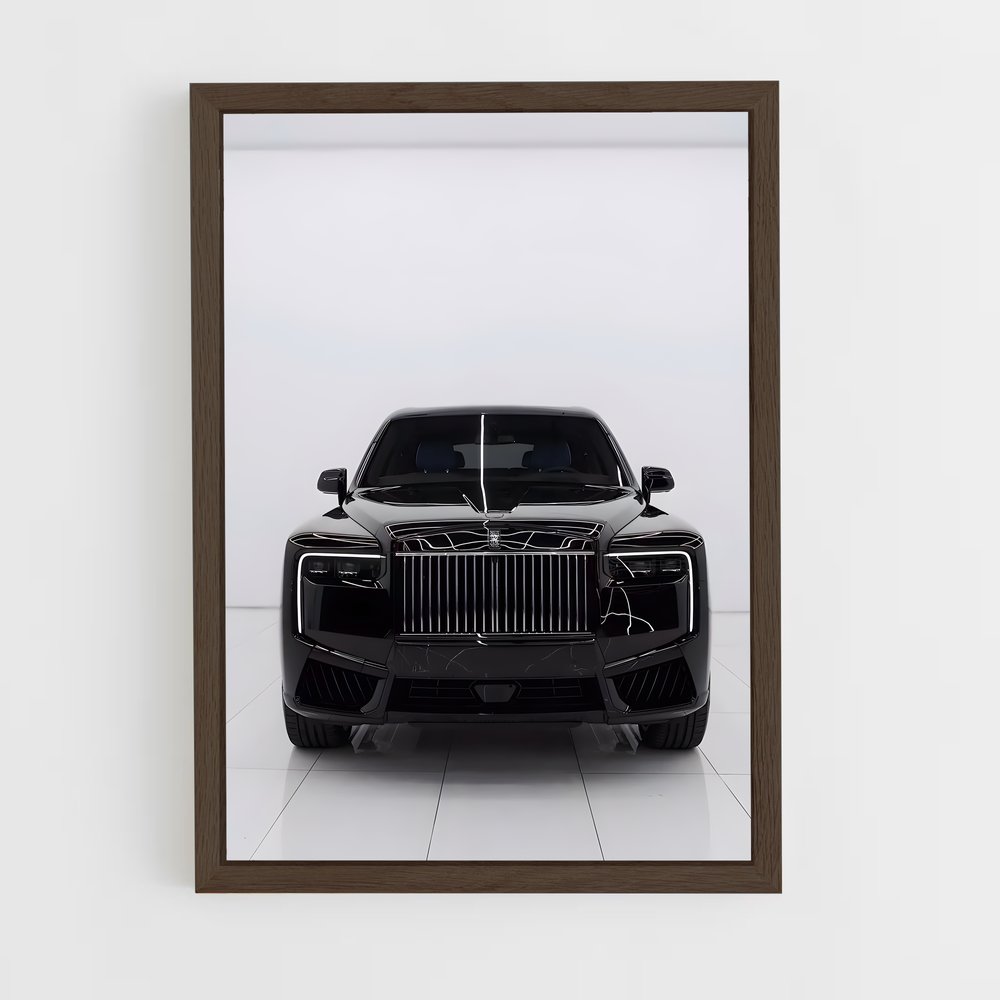 Poster Cullinan noir badge élégant – affiche Rolls-Royce (vue 5)